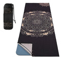 Yoga Towel, Non-Slip Quick-Dry Mat Towel, 74.4 x 27.4 in, Lotus