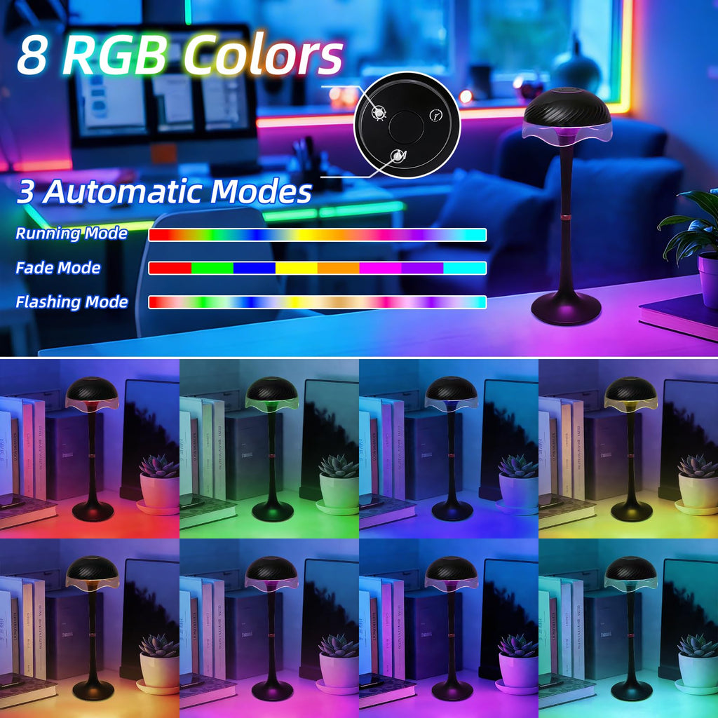 Rechargeable Table Lamp, LED Cordless Table Lamp
