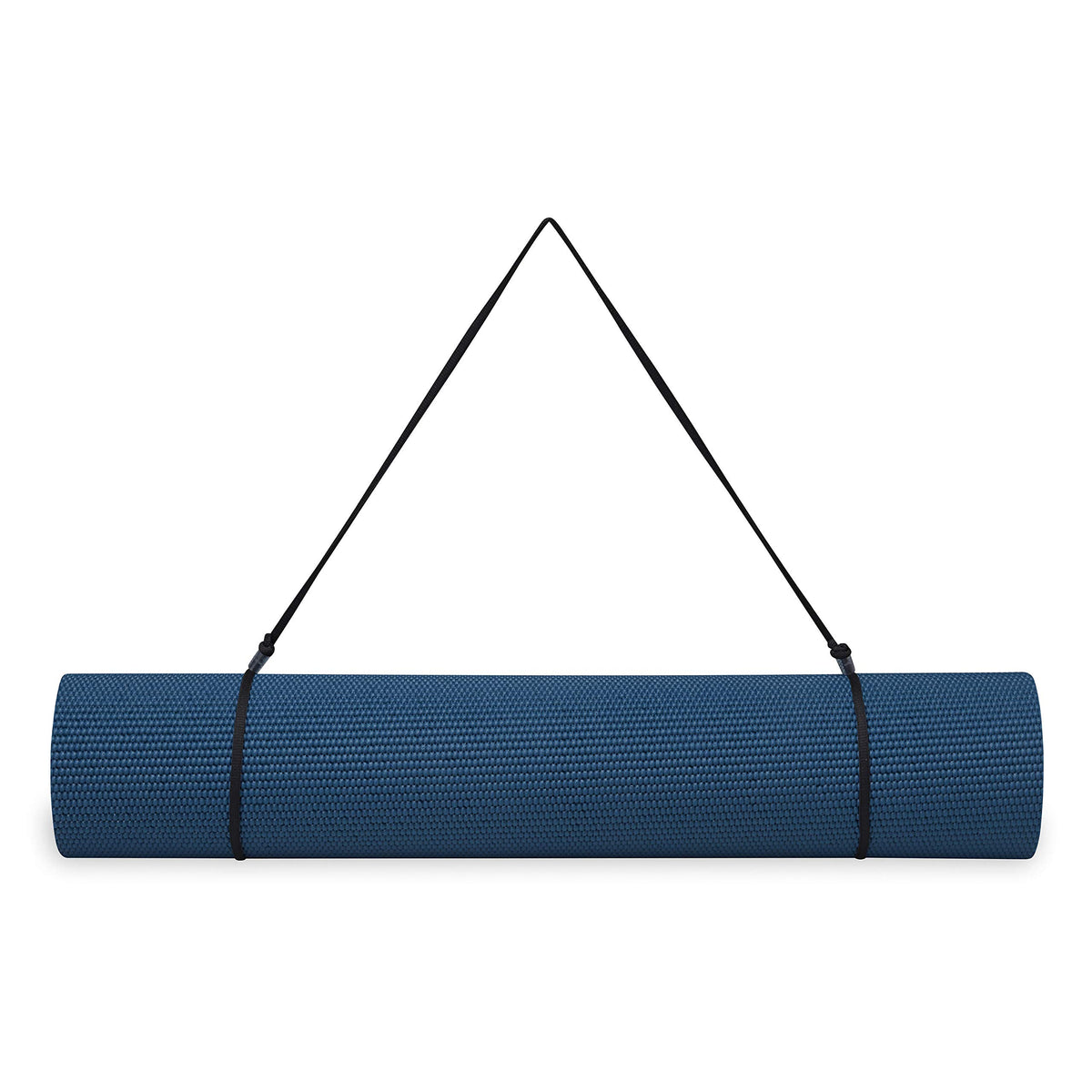 Essentials Yoga Mat, 6mm Non-Slip with Carrying Sling (Navy)