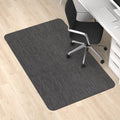Office Chair Mat for Hardwood Floor and Low Pile Carpet, 36"x 48" Desk Chair Mat for Hard Wood, Anti-Slip Hard Floor Protector Rolling Chair Mats, PVC Mat Desk Rug for Home, Black