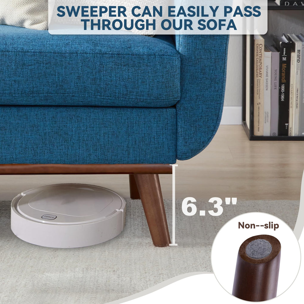 77.2" W Loveseat Sofa, Solid & Easy to Install Small Couch for Bedroom Office Apartment, Blue