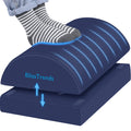 Foot Rest for Under Desk at Work-Versatile Foot Stool with Washable Cover-Comfortable Footrest with 2 Adjustable Heights for Car,Home and Office to Relieve Back,Lumbar,Knee Pain-Blue