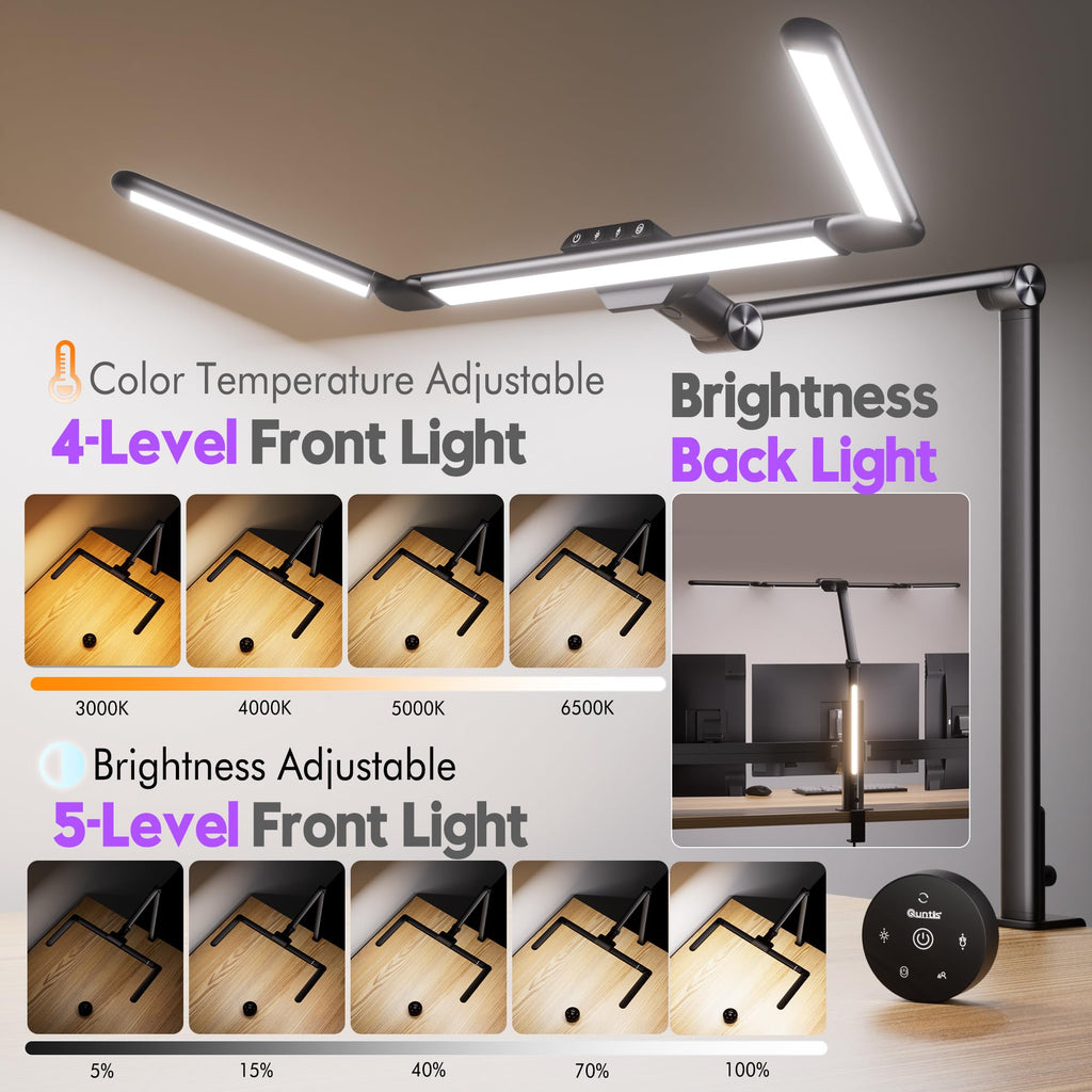 32.3" Eye Care Architect Desk Lamps with Clamp for Office Home Dorm