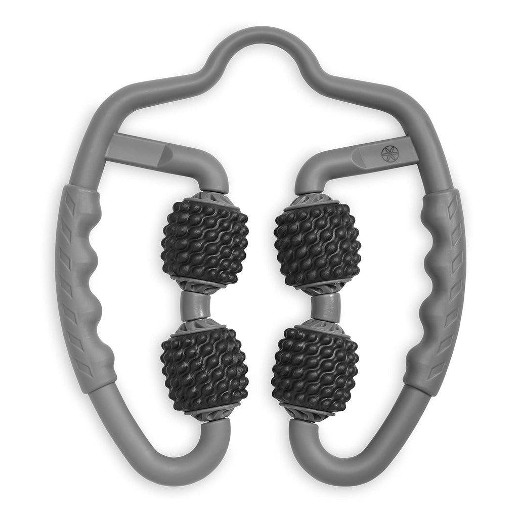 Restore Leg Massager - Dual Sided Hand Held Muscle Massage Roller with 4 Textured Massage Balls & Firm Grip Handles | Deep Tissue Pain Relief for Sore Muscles to Aid Recovery Time