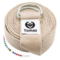 Yoga Strap for Stretching with Adjustable D-Ring, 6/8/10 ft