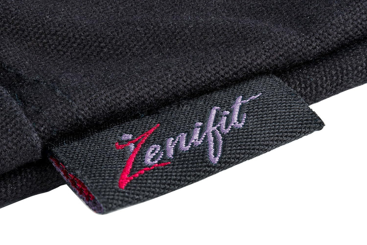 Yoga Mat Bag & Carrier with Pockets, Black & Lavender Bliss