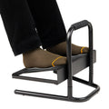 Foot Rest, Under Desk at Work, Ergonomic, Height Adjustable, Office, Metal, Black