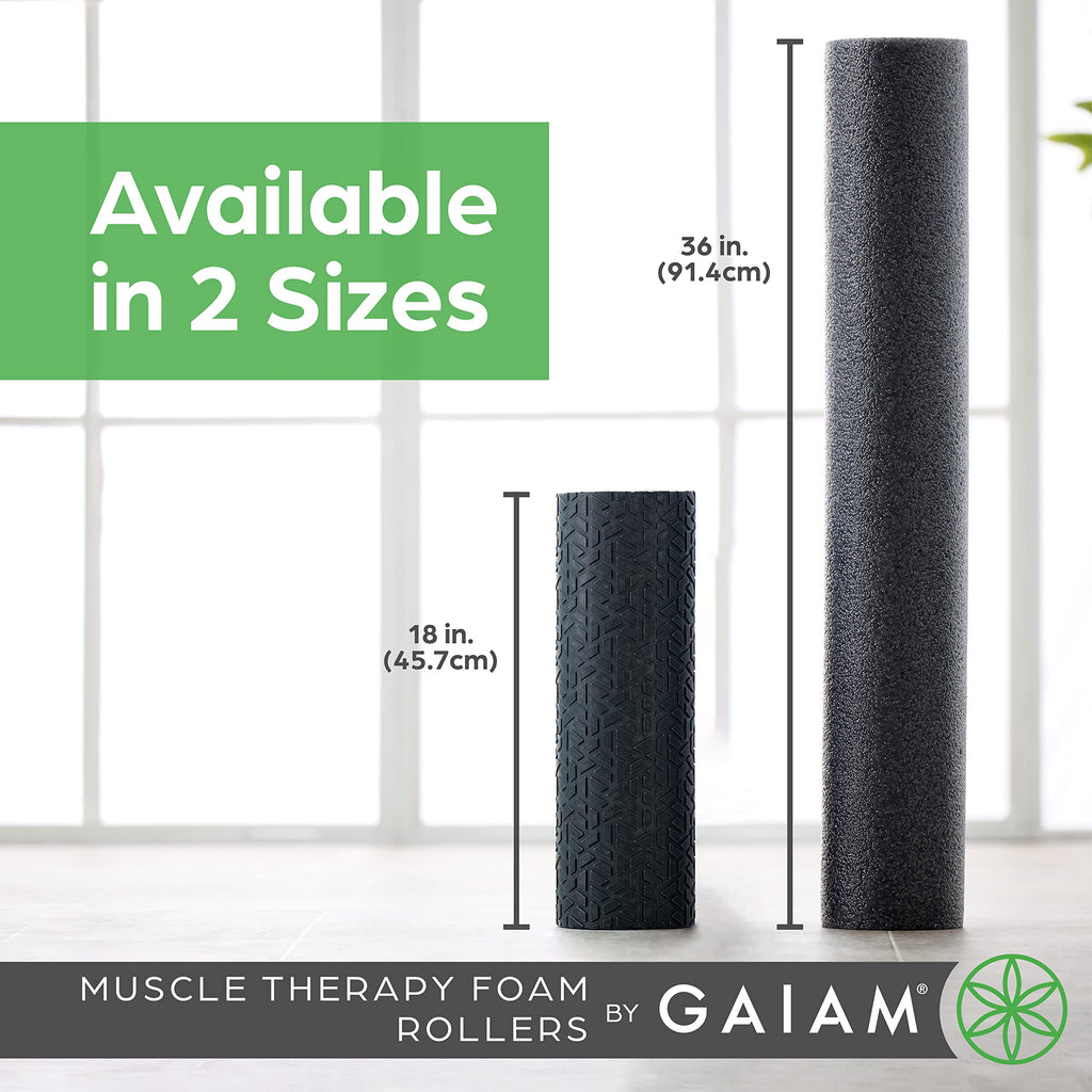 Restore Foam Roller, Muscle Recovery, 18" (Grey)