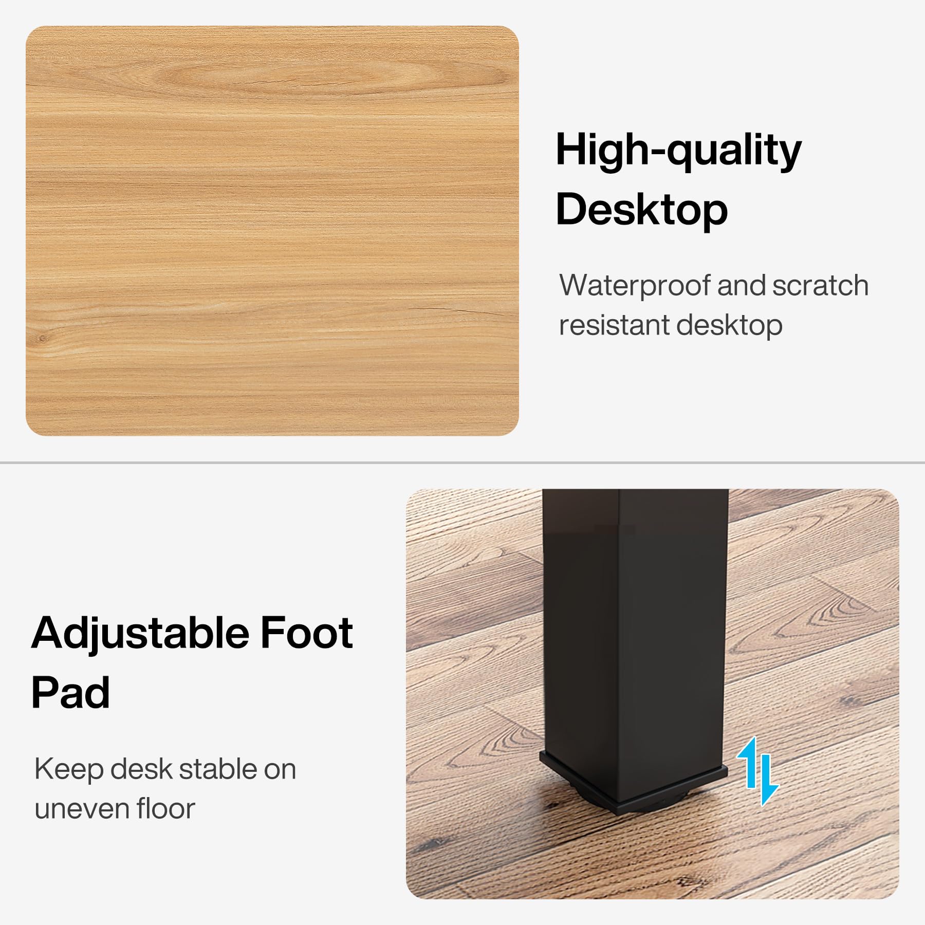 6.5 FT Conference Room Table, 78.74" W x 27.56" D Large Office Conference Table, Modern Seminar Meeting Table Desk for Boardroom, Meeting Room (1, Natural)