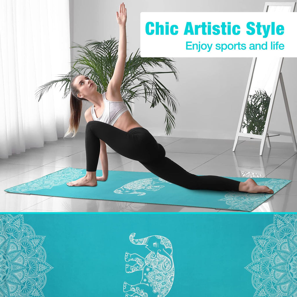 Yoga Towel for Hot Yoga Mat, Non-Slip Quick-Dry, 74.4 x 27.4 in