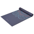 Reversible Yoga Mat, 6mm Thick Print Mat (Purple Illusion)