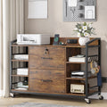 44" File Cabinet with Lock, Filing Cabinet fits Legal/Letter Size