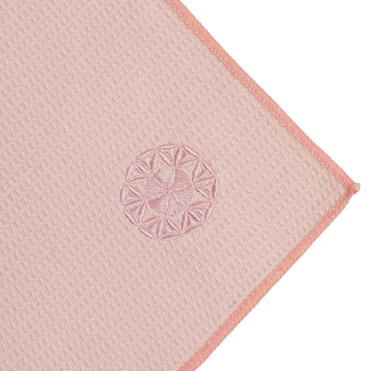 Stickyfiber Hot Yoga Towel - Silicone Backed Yoga Mat-Sized, Absorbent, Non-Slip, 24" x 72" Bikram, Gym, and Pilates (Sakura-Pink, Standard)