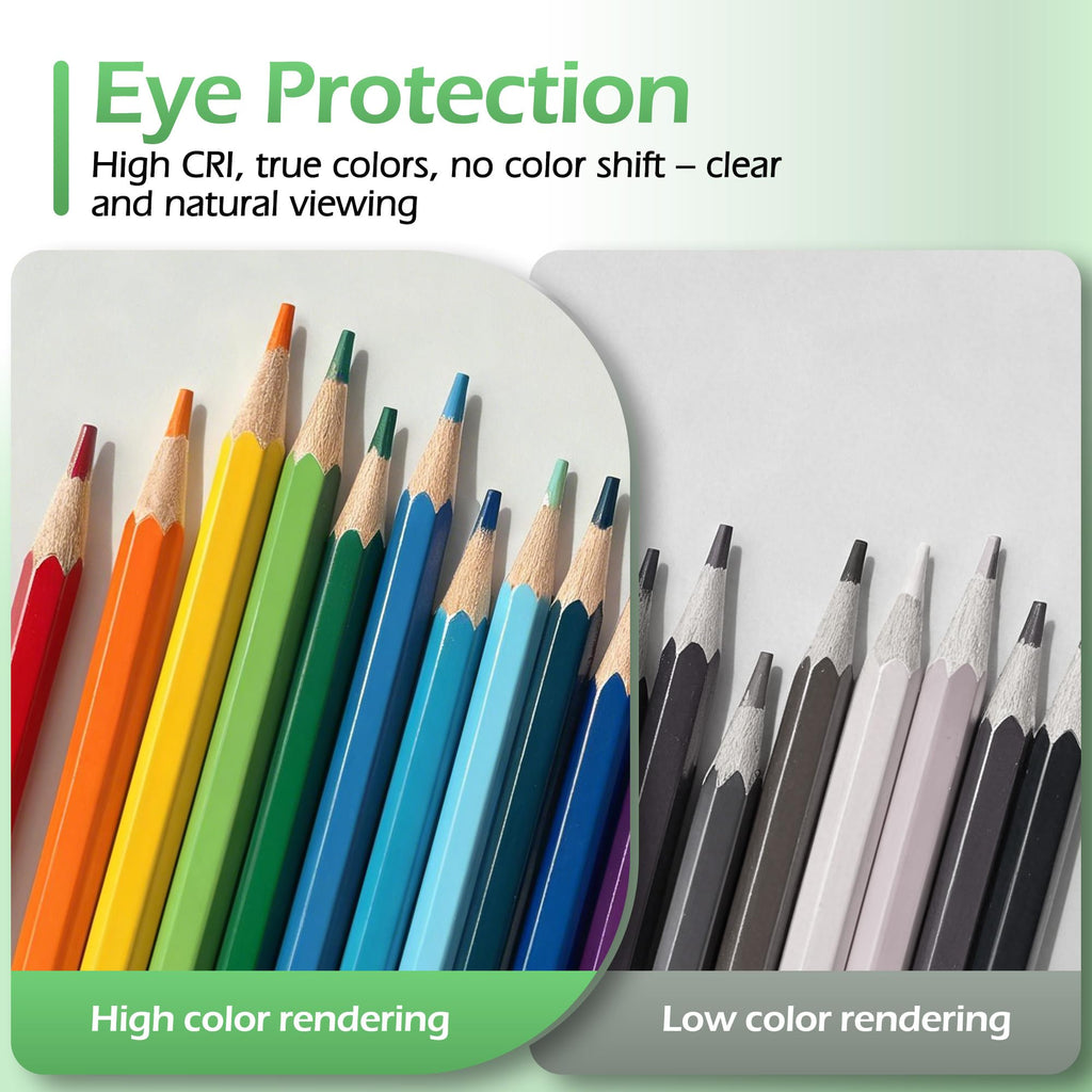 Desk Lamps for Home Office,Small LED Reading Lamp,5000K Eye-Care Desk Light