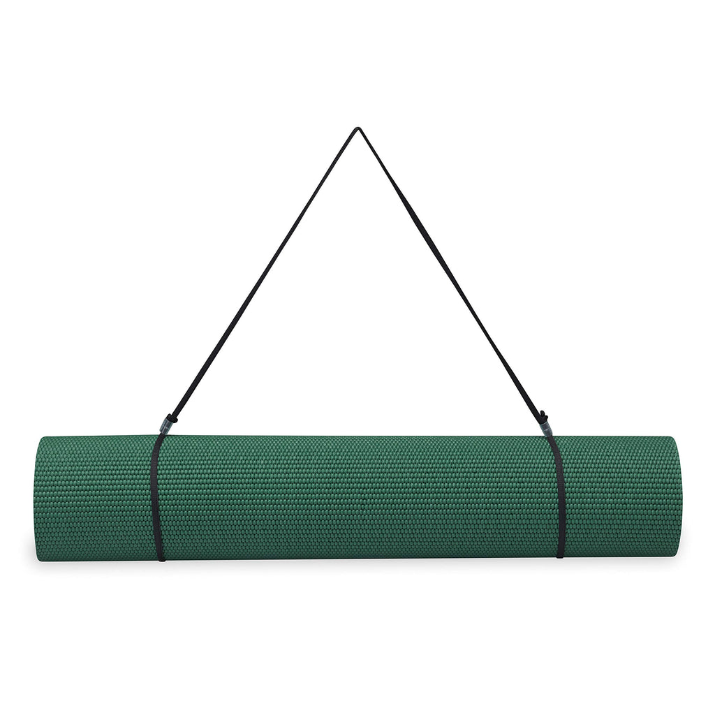 Essentials Yoga Mat, 6mm Non-Slip with Carrying Sling (Green)