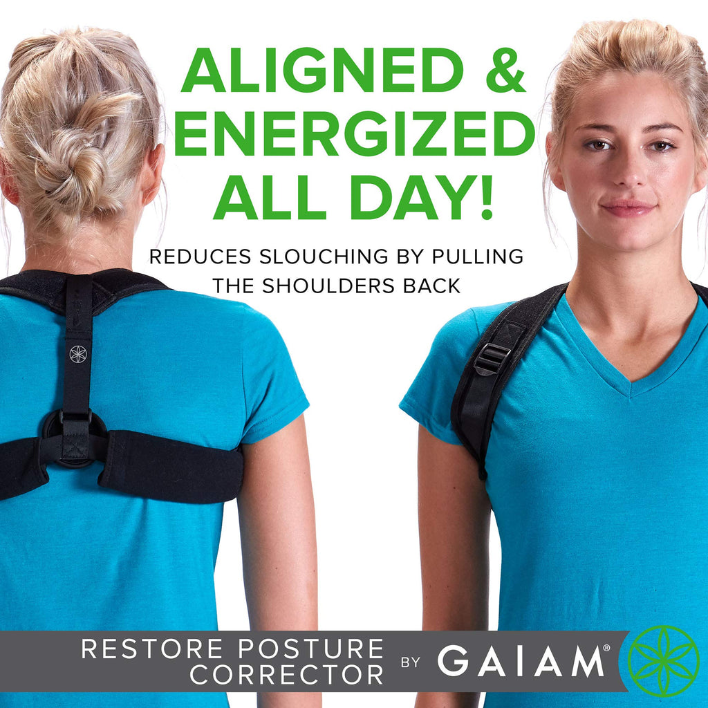 Restore Posture Corrector, Adjustable (Black)