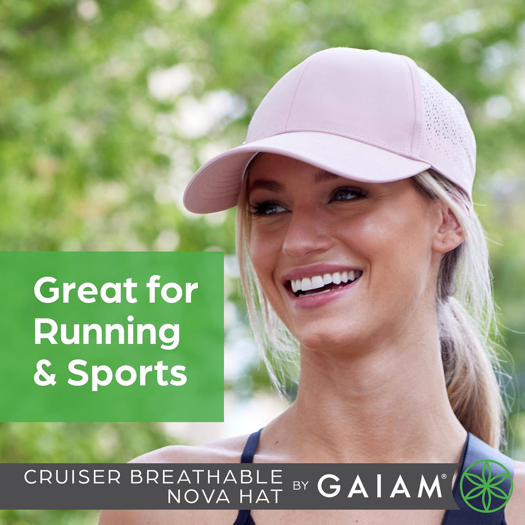 Cruiser Breathable Baseball Cap, Ponytail, Women (Blush)