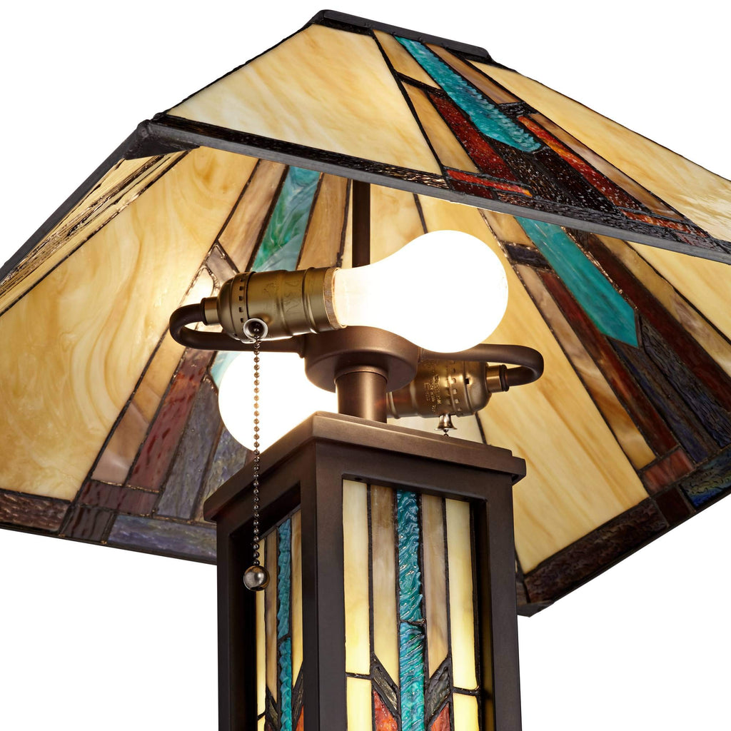 59 1/2" Tall Ranier Mission Night Light Floor Lamp Living Room
