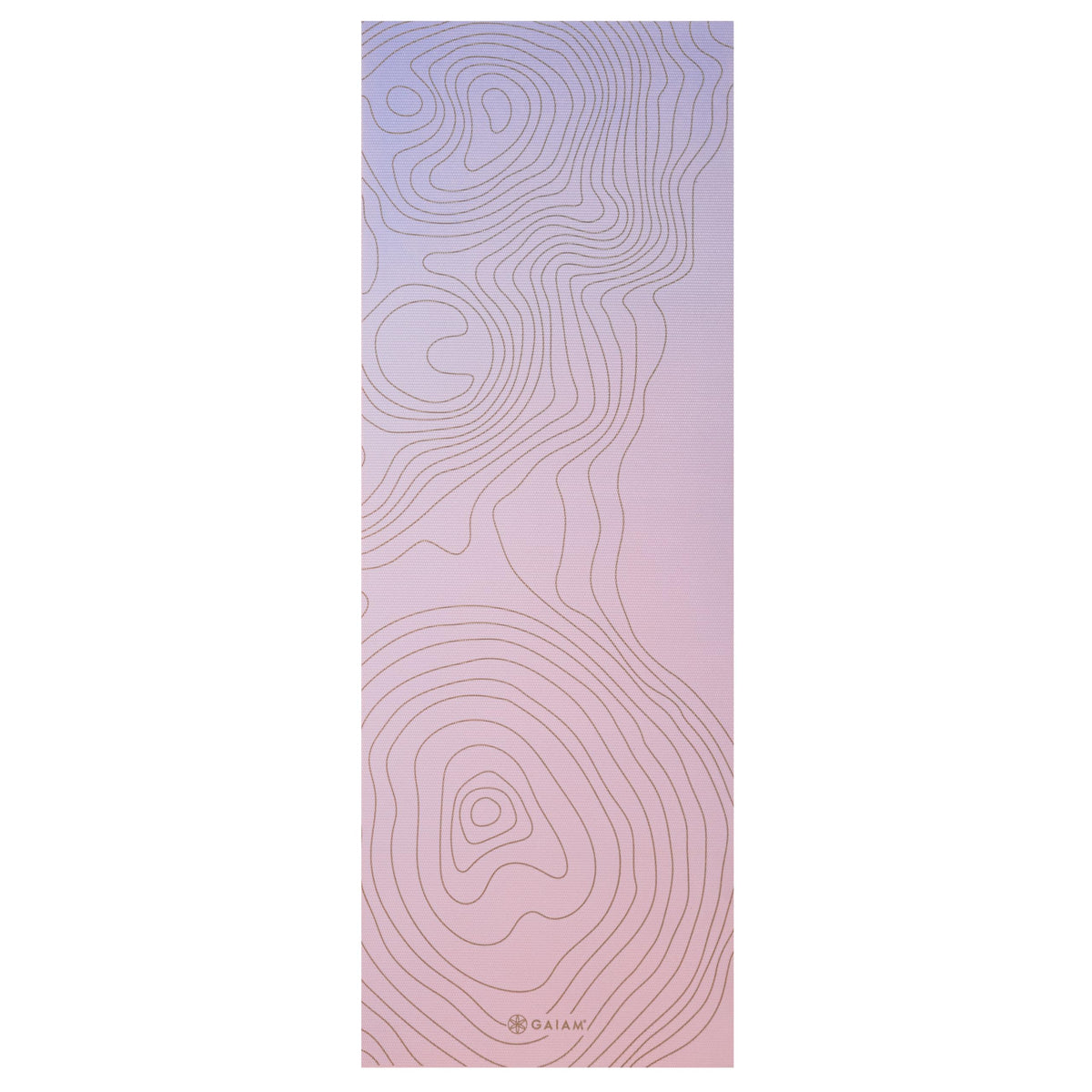 Premium Yoga Mat, 6mm Thick Print Mat (Topo Sherbet)