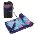 Yoga Towels, Non Slip Hot Yoga Mat Towel with Grip Dots,Super-Absorbent Soft Microfiber Yoga Blanket for Pilates, Fitness and Workout 72inch x 24inch (Purple+Pink)