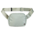 Sidekick Waist Pack - Storage Belt Bag for Women And Men - Adjustable Belt With Lightweight Pouch For The Gym & Studio, Celery