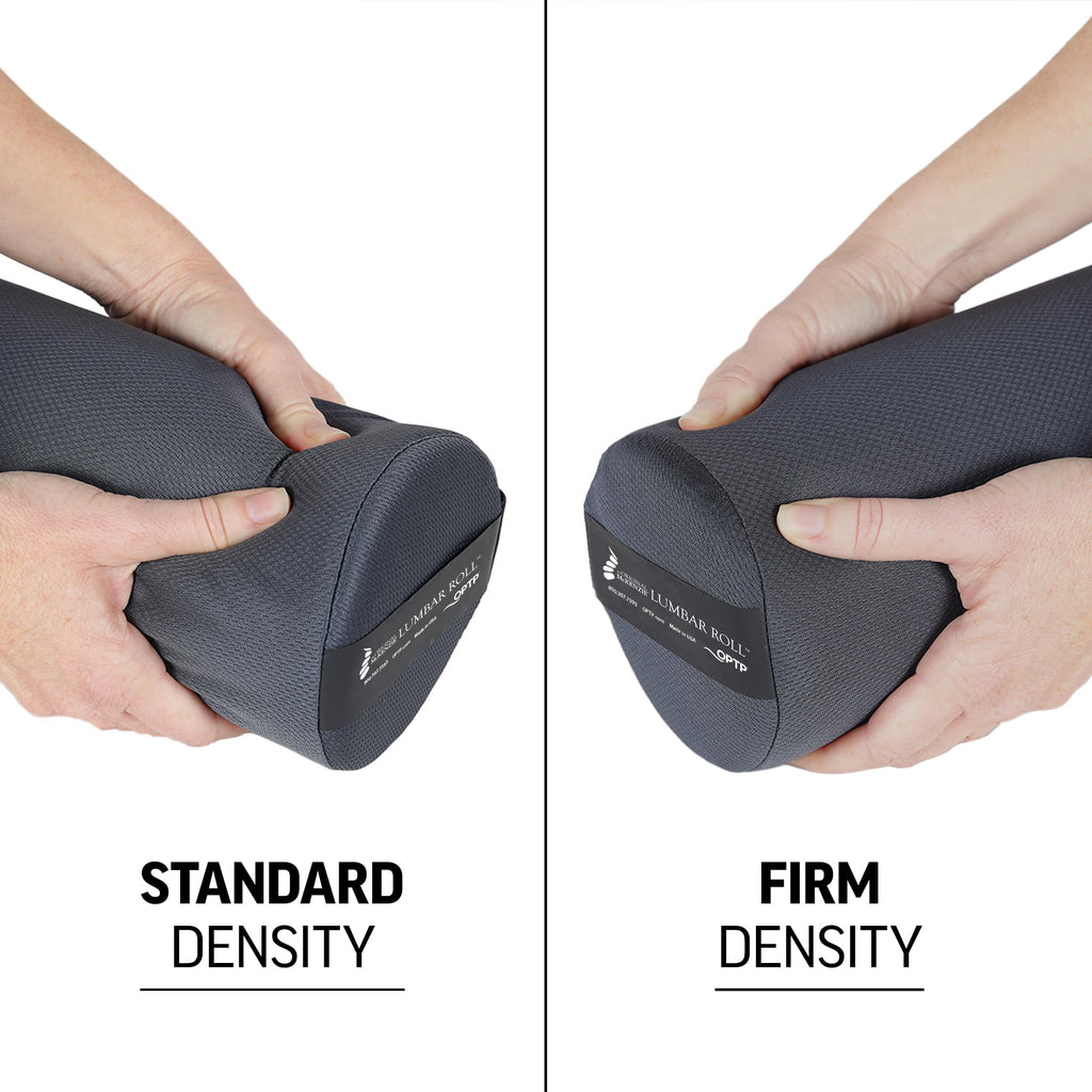 The Original McKenzie Lumbar Roll – USA-Made Low Back Lumbar Support for Office Chair & Car Seat Back Support Cushion. The Preferred Lumbar Pillow by Physical Therapists - Standard Density