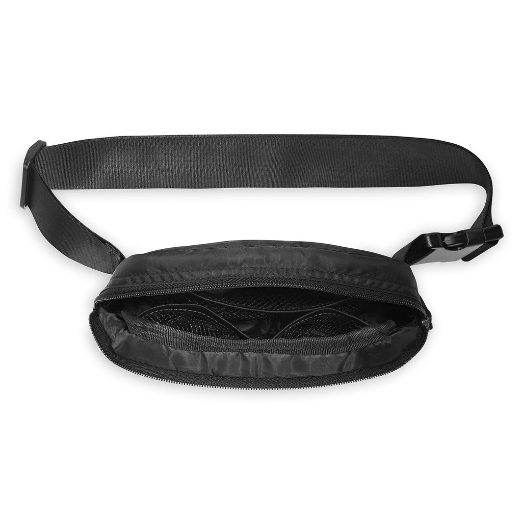 Fanny Pack Running Belt Bag - Sidekick Waist Pack Cell Phone Holder Exercise Gym Slim Zipper Workout Pouch Jogging Bag | Multi Pocket, Adjustable Fit, Walking, Runner Accessories Women, Men