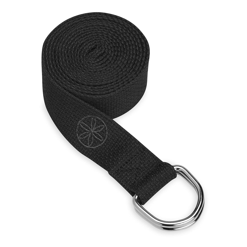 Yoga Strap, 8 ft with Adjustable D-Ring Buckle