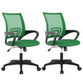 Home Office Chair Ergonomic Desk Chair Mesh Computer Chair with Lumbar Support Armrest Executive Rolling Swivel Adjustable Mid Back Task Chair,Green