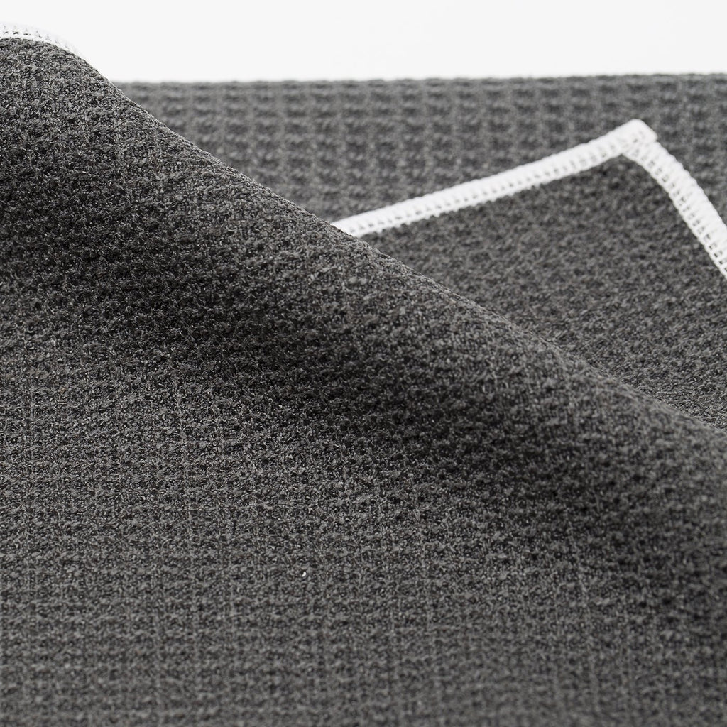 Stickyfiber Hot Yoga Towel - Silicone Backed Yoga Mat-Sized, Absorbent, Non-Slip, 24" x 72" Bikram, Gym, and Pilates - (Gray, Standard)