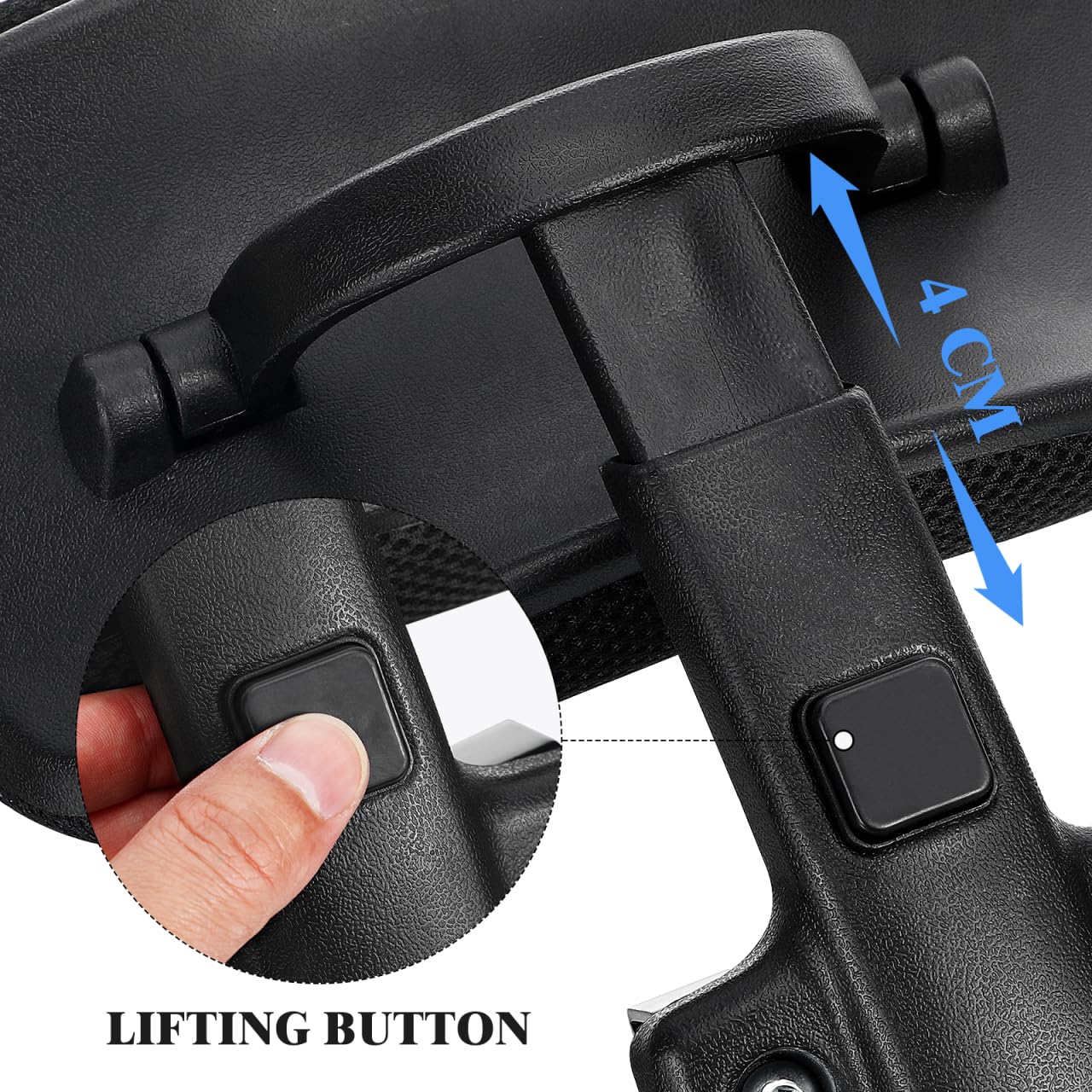 Office Chair Headrest Attachment, Adjustable Head Rest for Office Chair, Universal Headrest Head Pillow for Office Chair Computer Chair(11x8.65 inch)¡­
