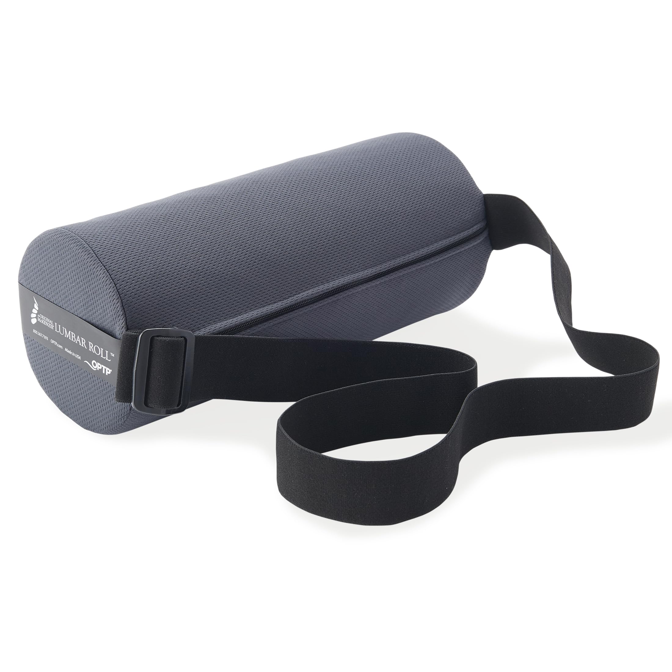 The Original McKenzie Lumbar Roll – USA-Made Low Back Lumbar Support for Office Chair & Car Seat Back Support Cushion. The Preferred Lumbar Pillow by Physical Therapists - Firm Density