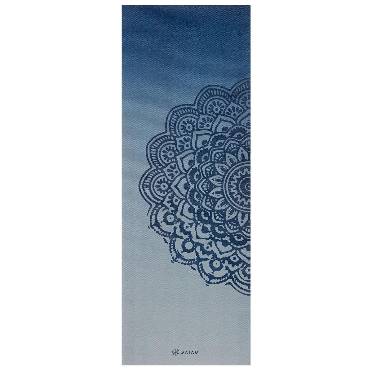 Premium Yoga Mat, 6mm Thick Print Mat (Indigo Fade)