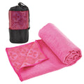 Yoga Towels, Non Slip Hot Yoga Mat Towel with Grip Dots,Super-Absorbent Soft Microfiber Yoga Blanket for Pilates, Fitness and Workout 72inch x 24inch (Hot Pink)