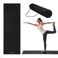 Essentials Yoga Mat, 6mm Non-Slip with Carrying Sling (Black)