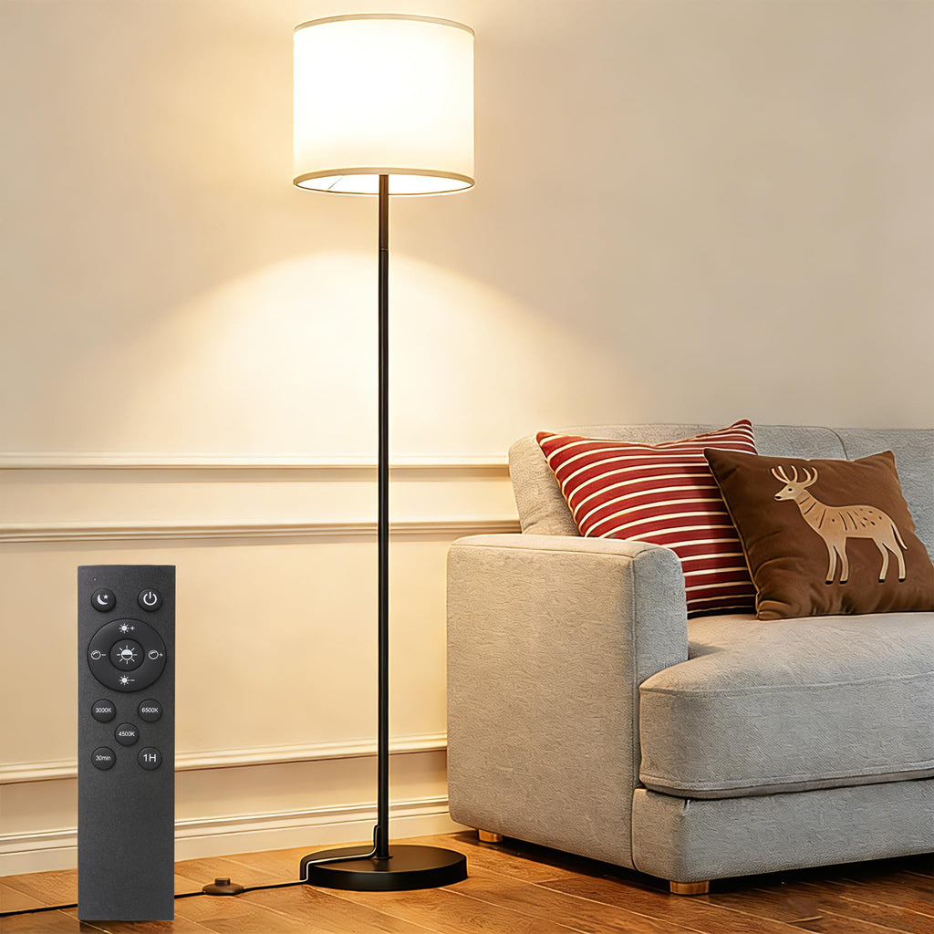 Dimmable Floor Lamps for LivingRoom with 12W LED Bulb,Foot Switch