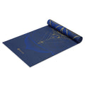 Reversible Yoga Mat, 6mm Thick Print Mat (Metallic Sun & Moon)
