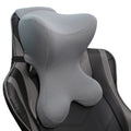 Headrest Pillow/Gaming Chair Pillow with Adjustable Strap Removable Cover Ergonomic Design Neck Support Pillow for Car, Office Chair, Gaming Chair (Grey)