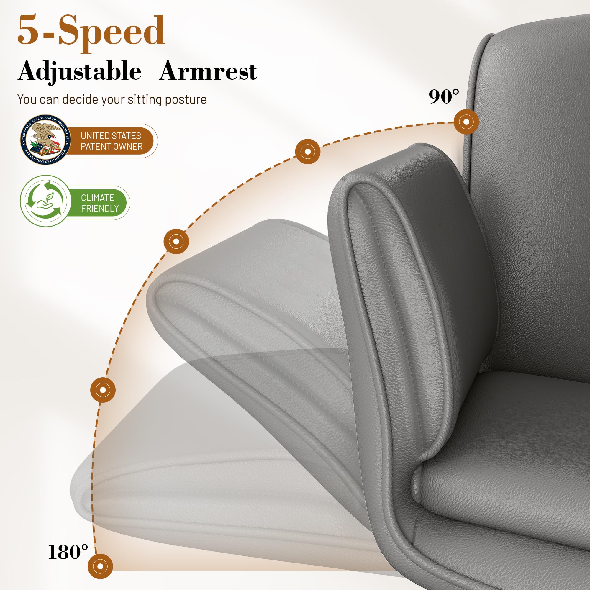 Criss Cross Chair with Wheels & Armrests,Comfy Wide Vanity Chair,Scratch-Resistant Pu Leather Cross Legged Desk Chair,Height Adjustable Computer Office Desk Chairs for Home,Makeup,Bedroom