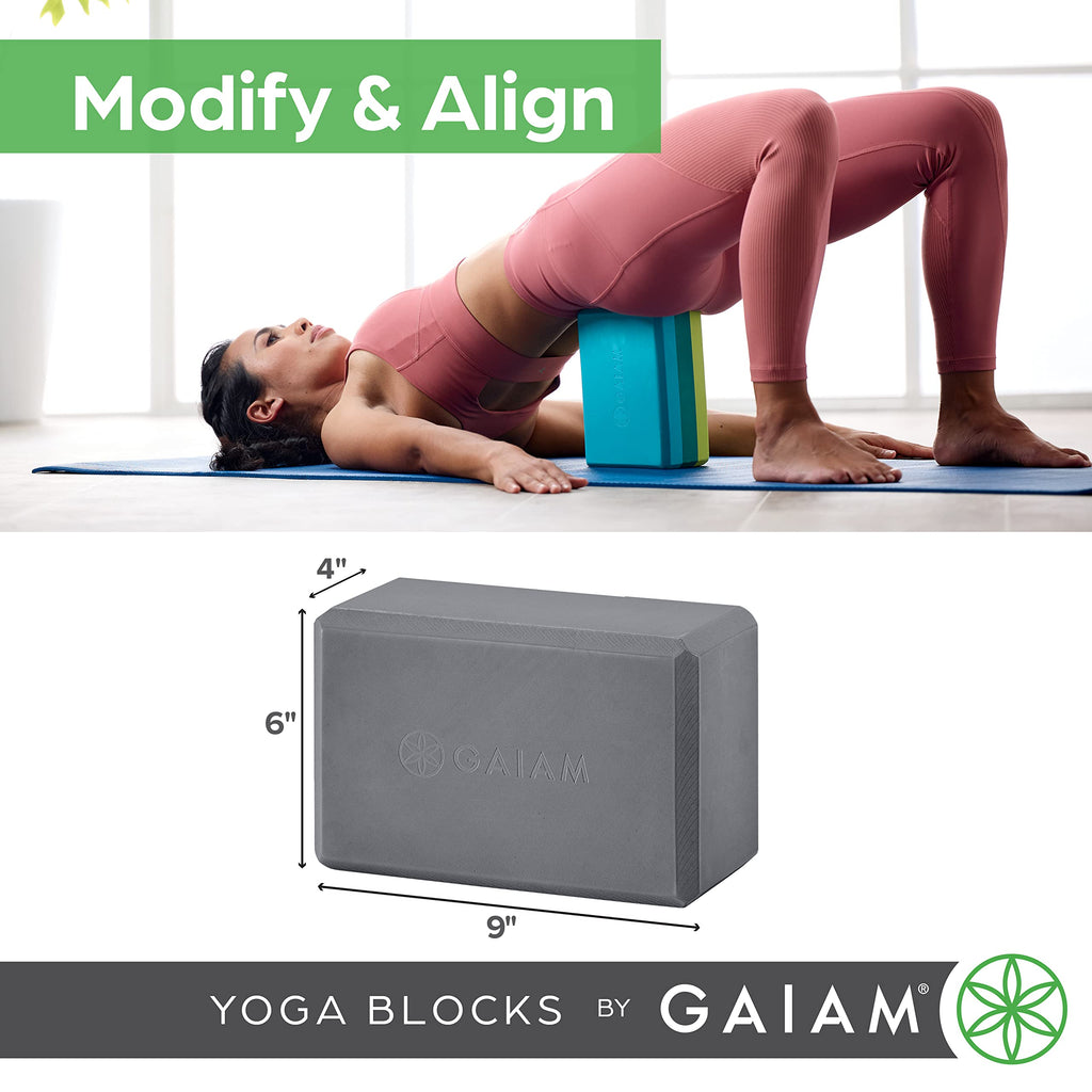 Yoga Block, EVA Foam for Balance & Stretch (1 Block, Lush Teal)