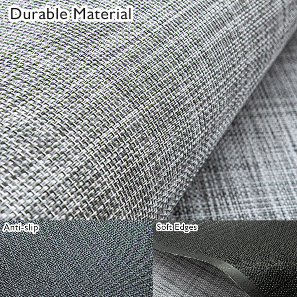 Office Chair Mat for Hardwood & Tile Floor,Computer Gaming Chair Mat for Rolling Chairs Non-Curve, Anti-Slip, Heavy Duty Floor Protector for Home Office,Grey (36" x 48")