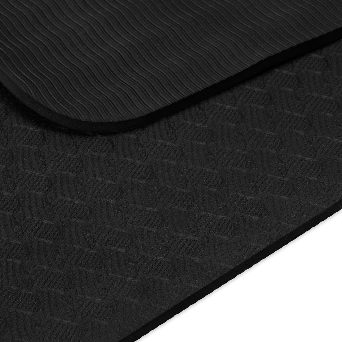 Performance TPE Yoga Mat, 6mm Non-Slip (Black)