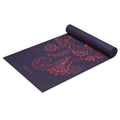 Premium Yoga Mat, 6mm Thick Print Mat (Aubergine Swirl)