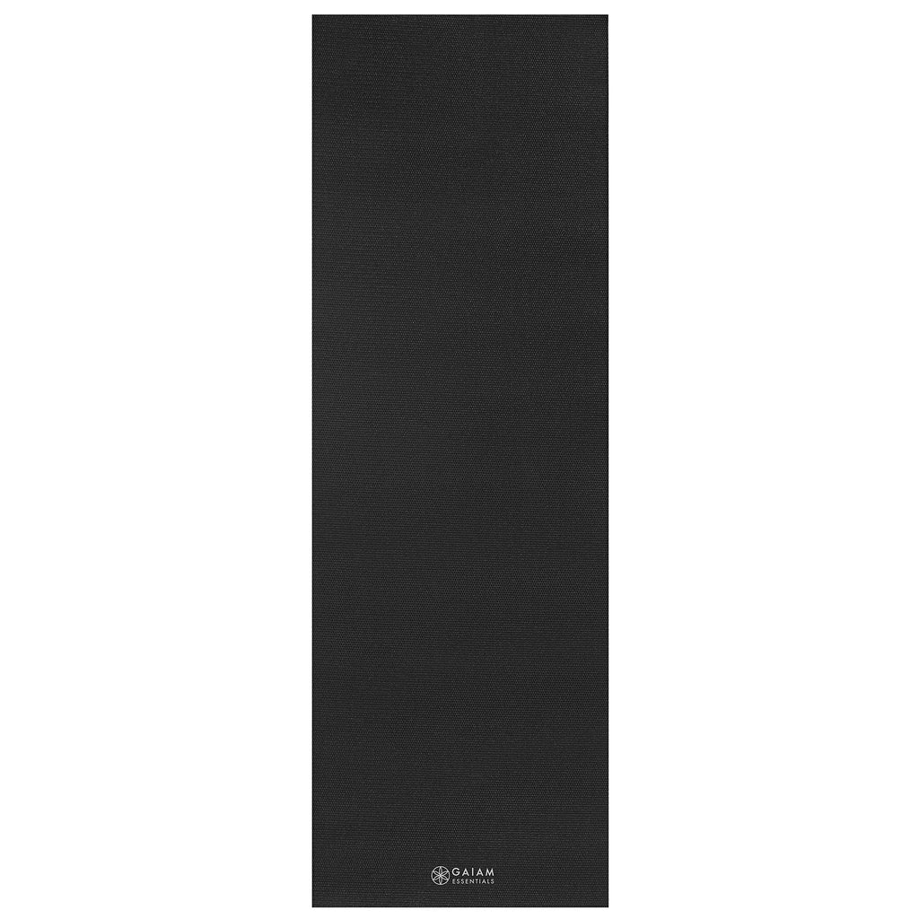 Essentials Yoga Mat, 6mm Non-Slip with Carrying Sling (Black)