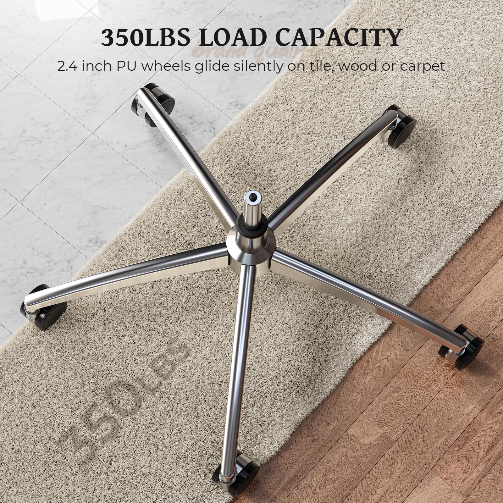 Ergonomic Office Chair - Adjustable Lumbar Support