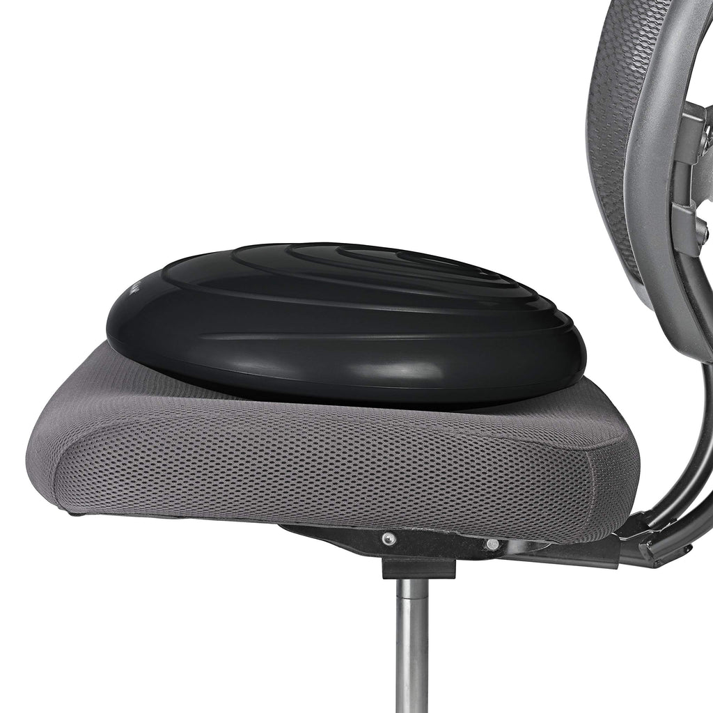 Balance Disc Wobble Cushion, 16", Core Stability Seat (Black)