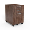 ( 2 pack) Mobile Pedestal File Cabinet with Wheels, 3-Drawer, Letter/Legal Compatible, Espresso
