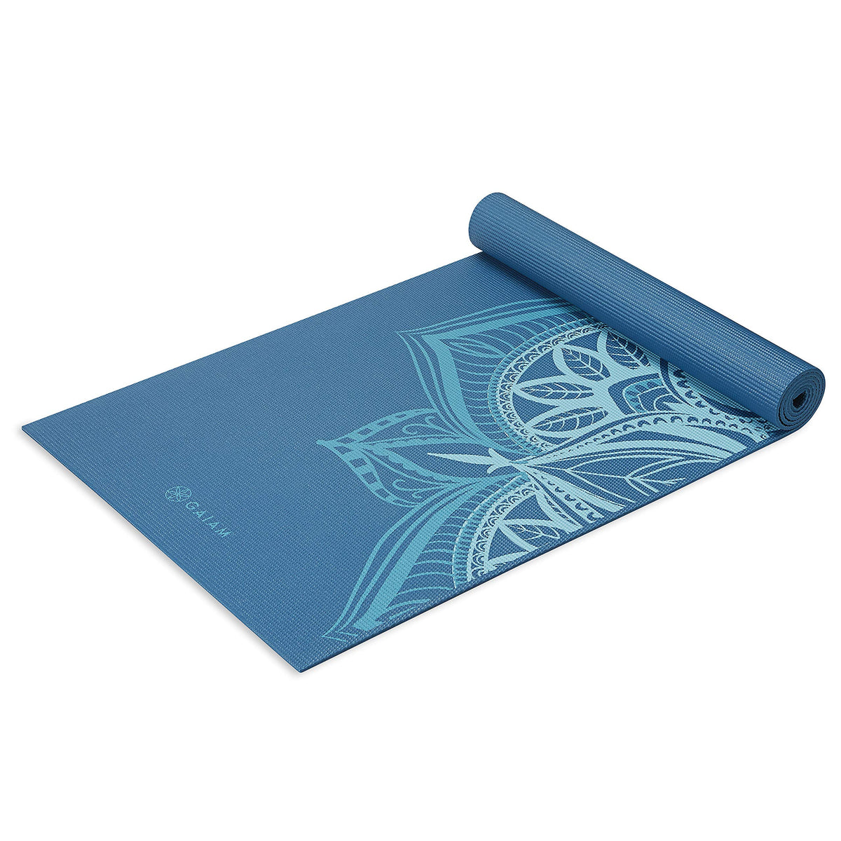 Premium Yoga Mat, 6mm Thick Print Mat (Indigo Point)