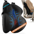 Lumbar Support Pillow for Office Chair - Memory Foam Back Cushion for Car Seat - Promotes Better Posture, Back Pain Relief - Ideal for Gaming and Desk Chairs