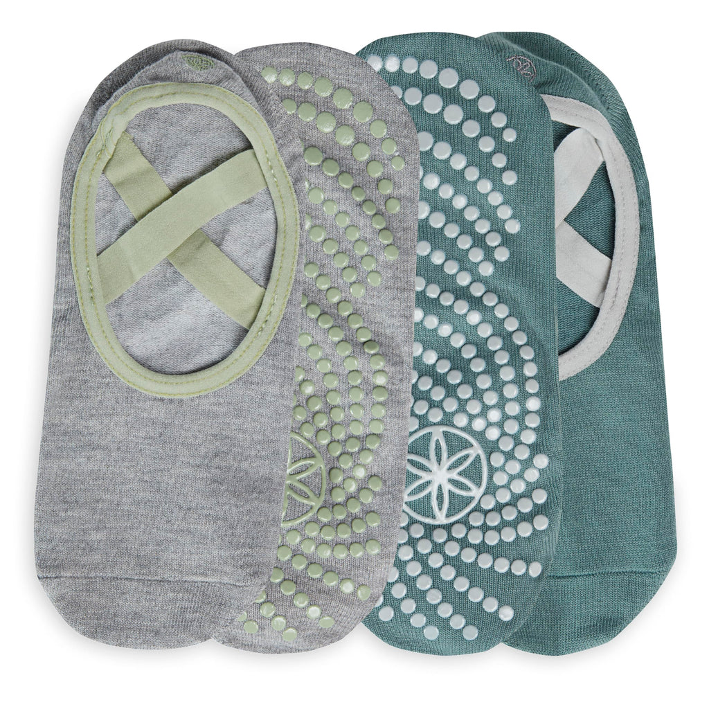 Grippy Yoga Socks with Non-Slip Grip for Women – Barre, Pilates & Hot Yoga at Home for Added Balance and Stability | Single Pair, 2-Pack & 3-Pack